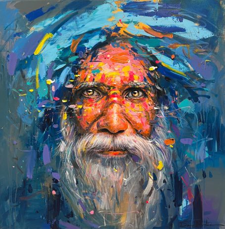 Human- 100x100cm