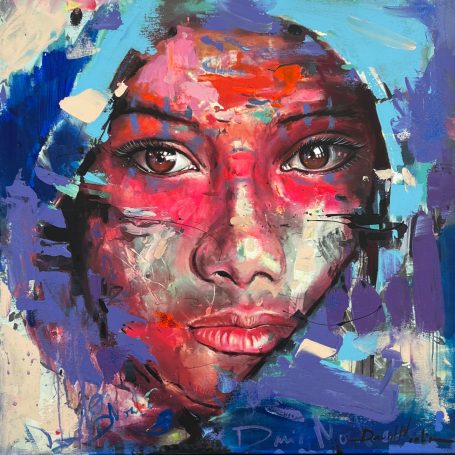 Human- 60x60cm