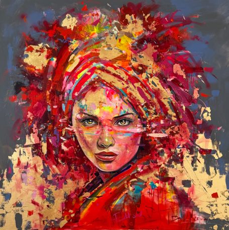 Human Woman-140x140cm 