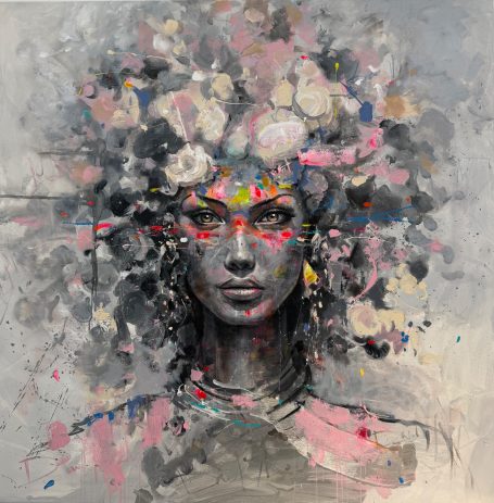 Human Woman-140x140cm 